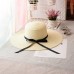 YINGAR 's Summer Sun Hat Big Brim Bowknot Straw Hat Wide Brim Beach Hat Fol 6739780468864 eb-91593977